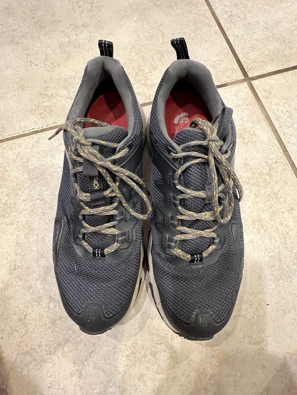 The North Face Men’s Gray Ultra Fastpack IV Hiking Shoes Lace Up Mesh Upper 9.5